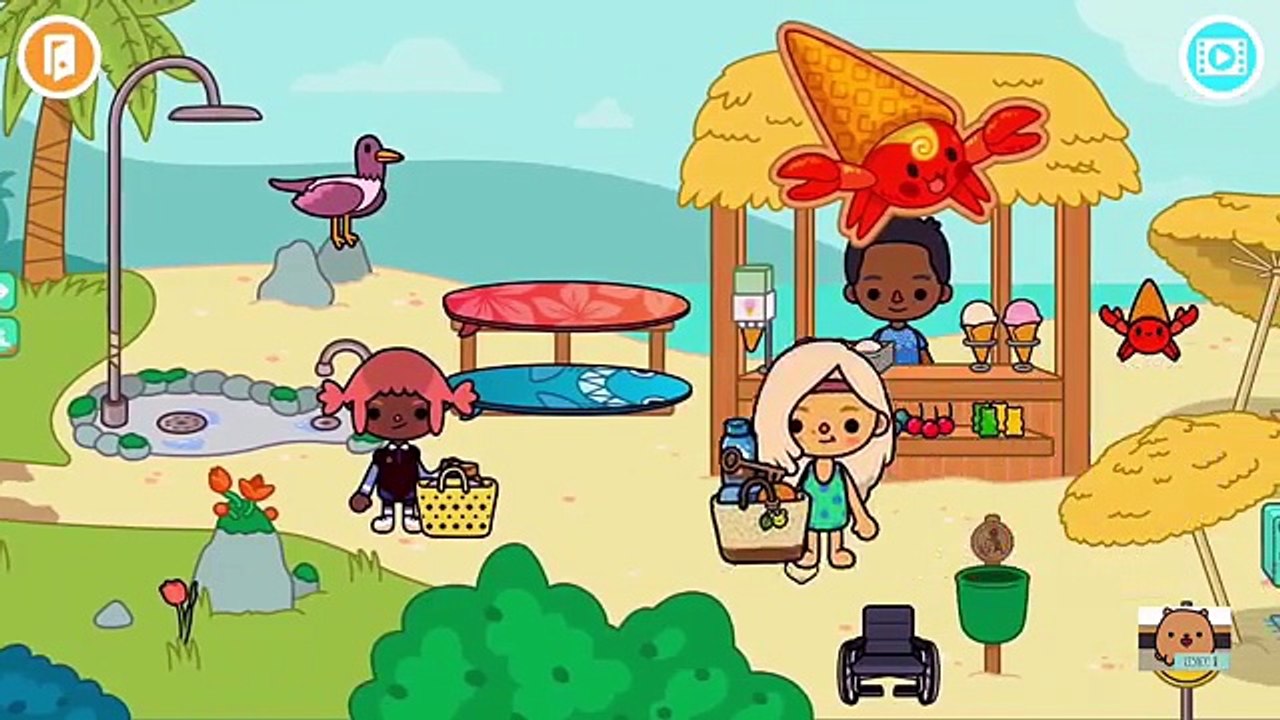Toca Life Vacation GamePlay!!! Episode 3: The Beach