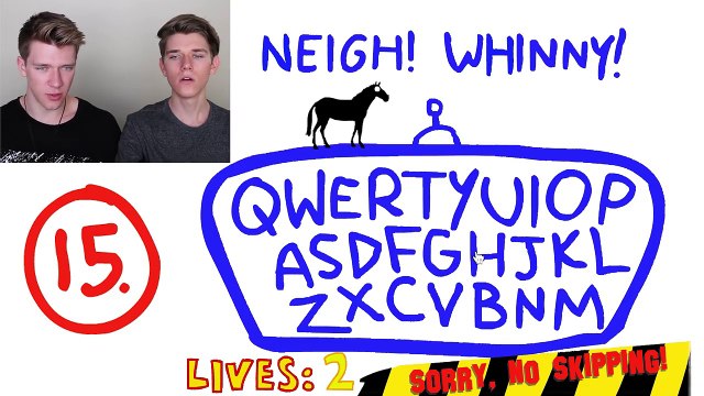 The IMPOSSIBLE QUIZ Challenge (Fail) Sibling Tag | Collins Key vs Devan Key