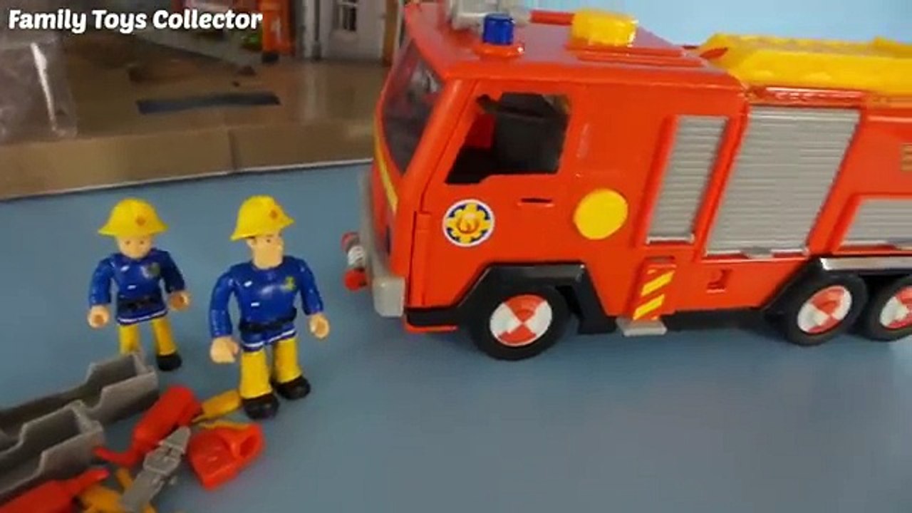 Fireman Sam Toys Unboxing Deluxe Jupiter by Simba | Fire Truck Brandweerman Sam