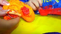 Play Doh Foam Clay Ice Cream Cups with Surprise Angry Birds Toys Плей До гранулы капкейк