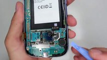 Samsung Galaxy S3 Display Rahmen Wechseln Tauschen Reparieren [German/Deutsch] Teil 5