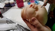 Painting! How I Paint! Reborn Baby Artist! First Layers Of Painting! Nlovewithrebornsnew!