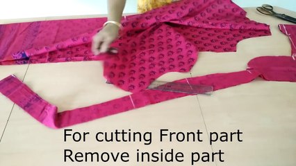 Stand Collar Dress | Cutting and Stitching