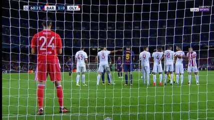 Lionel Messi Goal HD - Barcelona	2-0	Olympiakos Piraeus 18.10.2017
