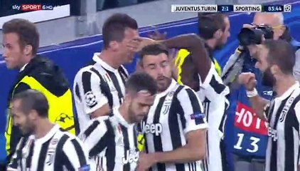 Mario Mandzukic  Goal HD - Juventus	2-1	Sporting 18.10.2017