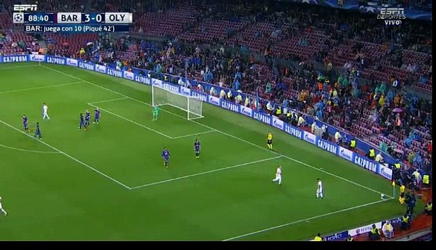 FC Barcelona 3 - 1 Olympiakos Piraeus 18/10/2017 Dimitrios Nikolaou Super Goal 90' Champions League HD Full Screen .