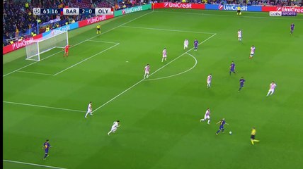 Lucas Digne Goal HD - Barcelona	3-0	Olympiakos Piraeus 18.10.2017