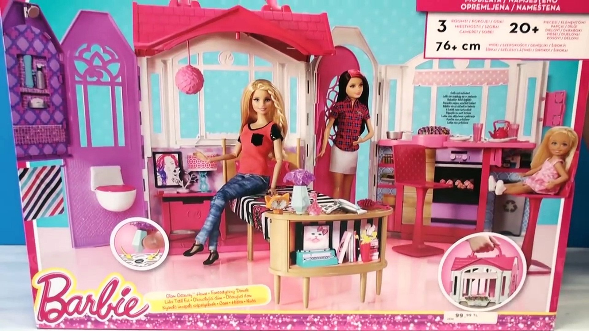 Barbie Barbie Luks Tatil Evi Oyuncak Tanitimi Evcilik Tv Barbie Oyuncaklari Video Dailymotion