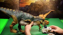 Jurassic World Stomp Strike T-Rex Vs Bull T-Rex, Dino Battles Dinosaurs By WD Toys