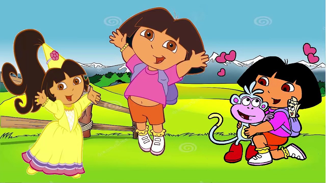 Desenhos Dora aventureira Dora e Botas e Princesa Dora em português