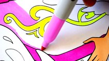 Disney Princess Barbie And Chelsea Coloring Book | Coloring Pages | For Kids Videos Learning Colors