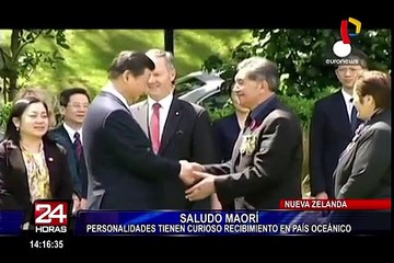 Conoce el ‘hongi’: el tradicional saludo maorí