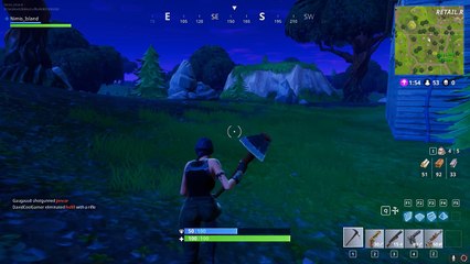 Fortnite SOLO Gamplay! Base-building PVP!