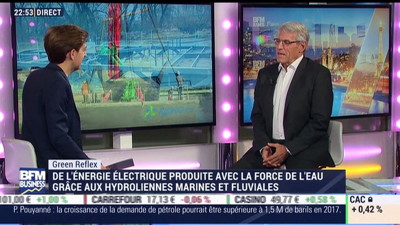 Green Reflex: De l'énergie électrique produite avec la force de l'eau grâce aux hydroliennes marines et fluviales - 18/10