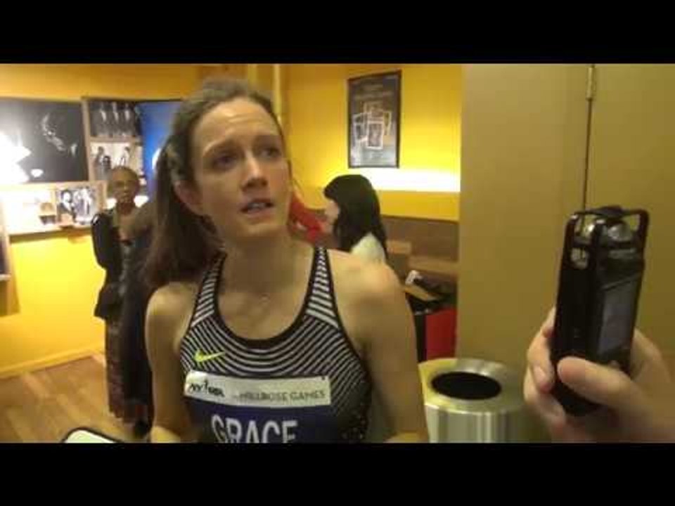 Kate Grace happy with big mile PB at 2017 Millrose Games, talks about 1500 vs 800