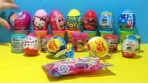 17 KINDER SURPRISE Eggs Galinha Pintadinha PEPPA PIG Chupa Chups Cars 2 Barbie Huevo Sorpresa