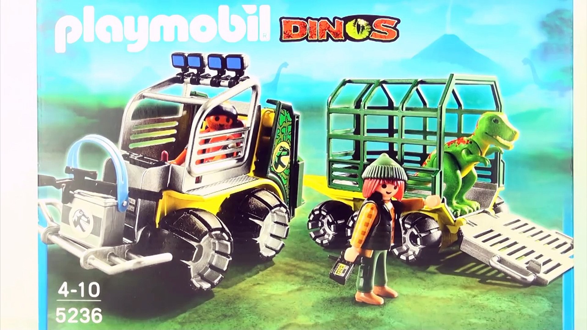 Playmobil Dinos Transport Vehicle With Baby T Rex Dinosaur 5236 Tyrannosaurus Dinosaurs Video Dailymotion
