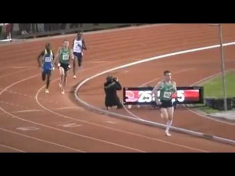 Chris Solinsky breaks the American 10k Record in 2010 (Last 2 Laps)