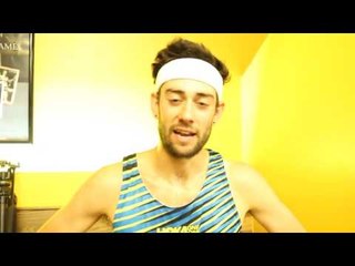 Kyle Merber after 3K PB, racing Cheserek for the first time ever