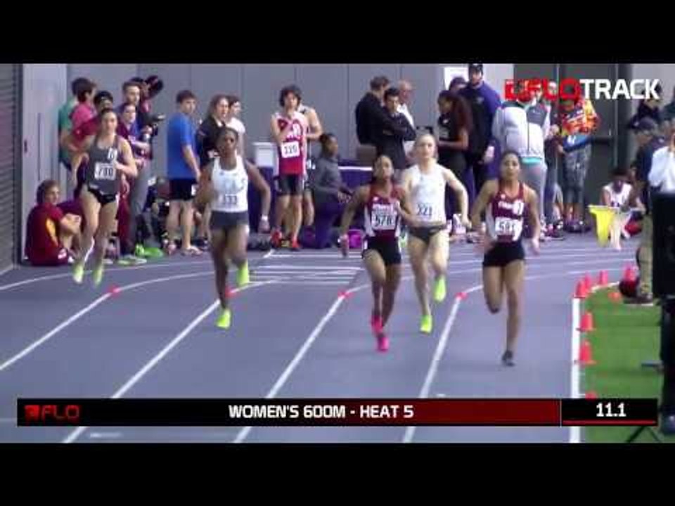 Raevyn Rogers runs the absolute 600m indoor collegiate record