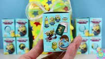 Minions Extravaganza with 9 Minions ChocoTreasure Eggs and a Build-A-Minion Fireman/Lucy!