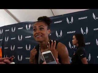 After world junior record, Sydney McLaughlin says "that was a FAST race"