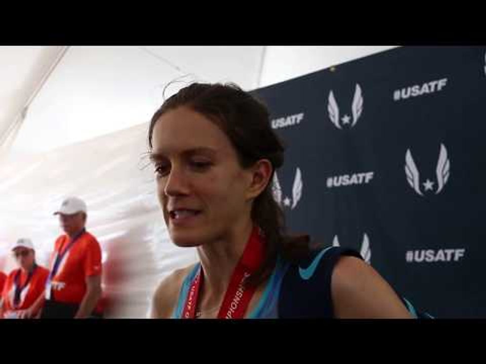 Olympian Kate Grace discovers that Jenny Simpson has a kick of her own