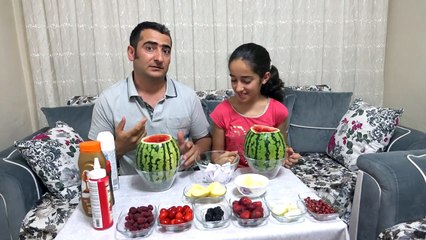 Karpuz Smoothie Challenge.Watermelon Smoothie Challenge