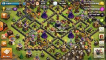 Clash of Clans - Best Witch and Giant attack 3 stars Clear TH10 max Defense