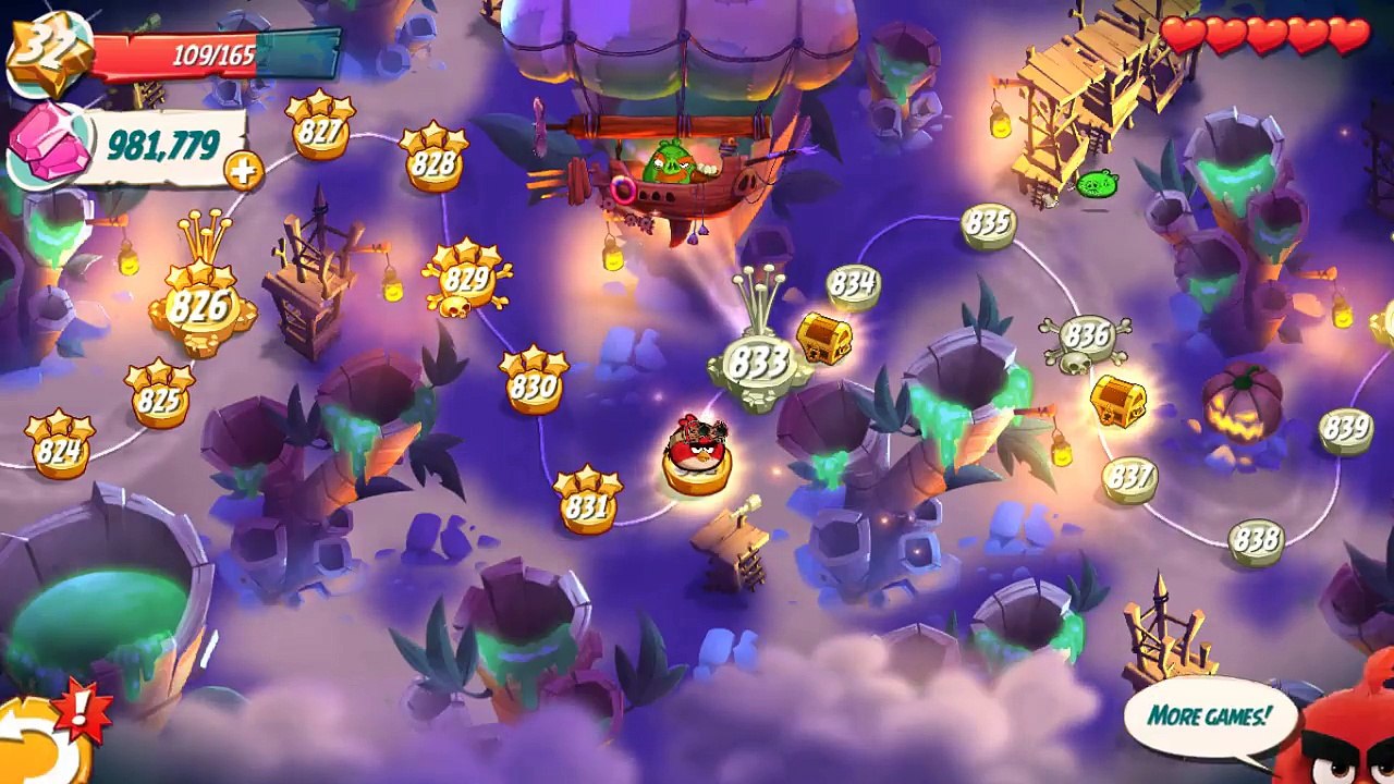 Angry Birds 2 Bamboo Forest Snout Slough – LEVEL 830–833 BOSS LEVEL FOREMAN PIG