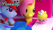 MLP Fashems Rainbow Dash Fluttershy Shopkins ROAD TRIP RV Camper My Little Pony Video Series Part 8