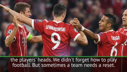 Bayern needed a 'reset' - Lewandowski