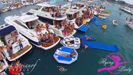 Flying Lady Chicago Boat Scene party new HD - Jenyne Butterfly -