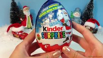 BIG Kinder Surprise MAXI Egg-Christmas new Holiday Edition-McQueen,Tow mater,Santa-MsDisneyReviews