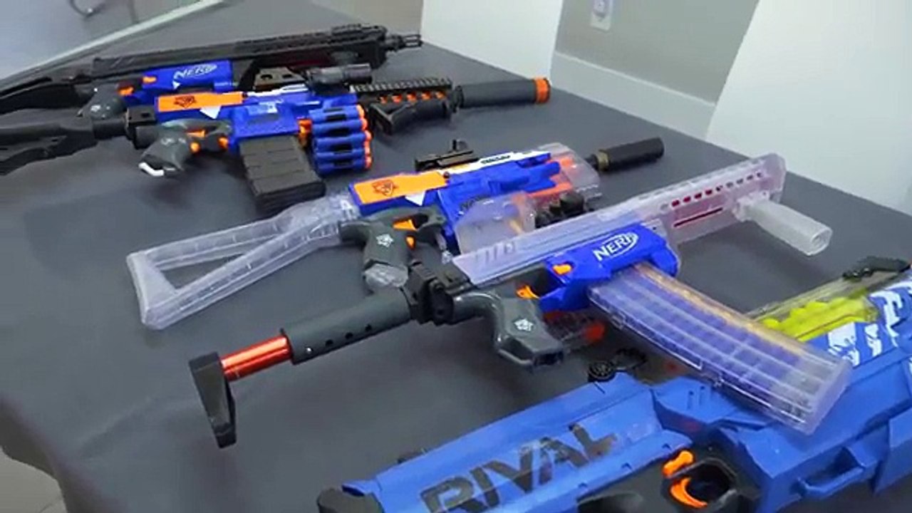 Shooting Stuff with Ti-Cool Nerf Blasters 2
