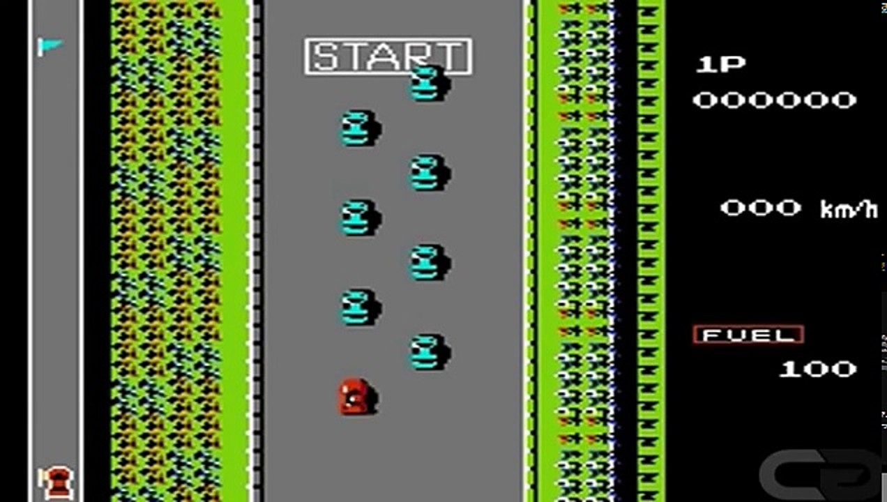 Road Fighter - NES Walkthrough