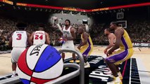Worst Three-Point Contest Ever? Shaq, Bynum, DeAndre, Cartwright, Wallace, Hayes NBA 2K16