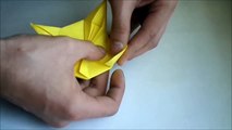 ОРИГАМИ ЦВЕТОК ЛИЛИЯ ИЗ БУМАГИ//ORIGAMI PAPER FLOWER CRAFTS LILY