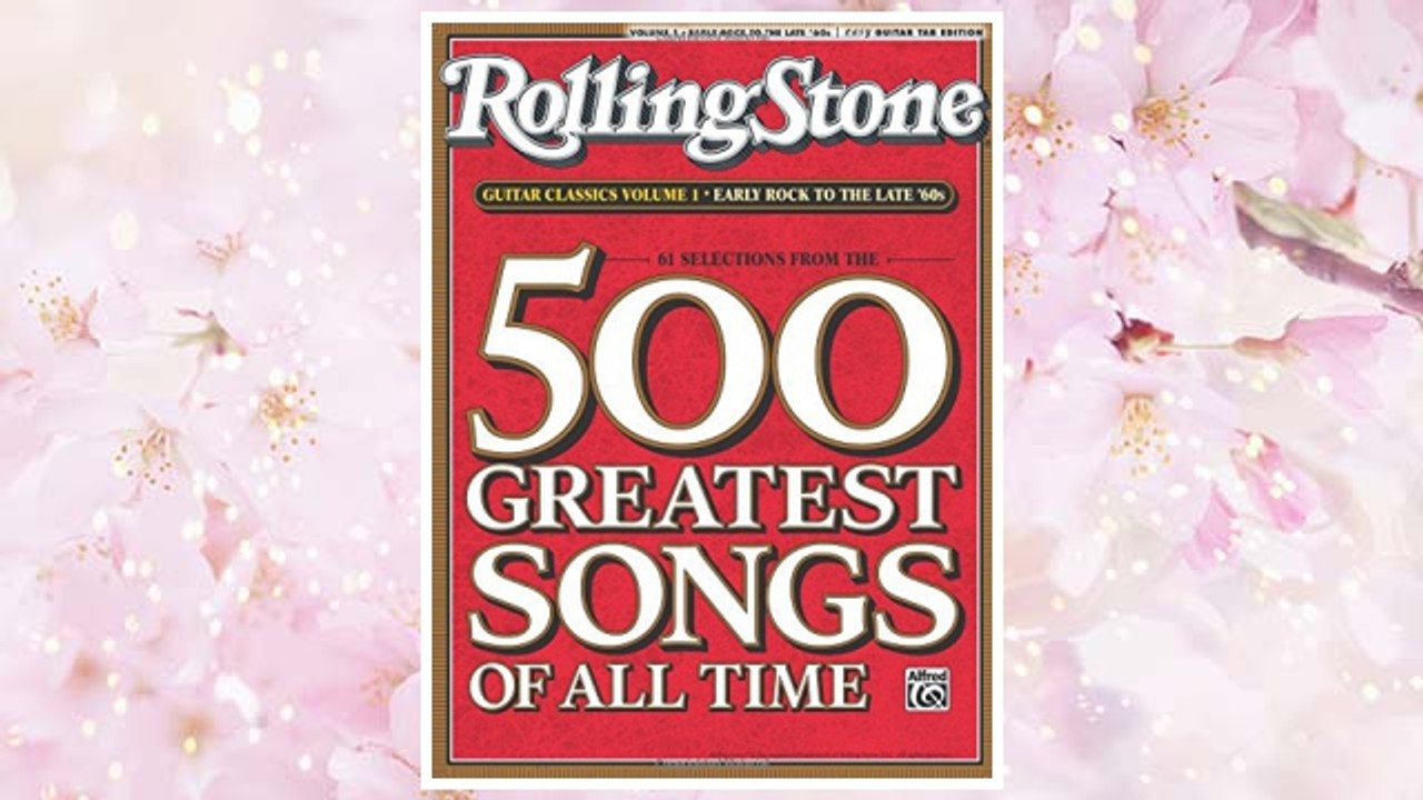 Download PDF Selections from Rolling Stone Magazine's 500 Greatest Songs of All Time: Early Rock to the Late '60s (Easy Guitar TAB) FREE