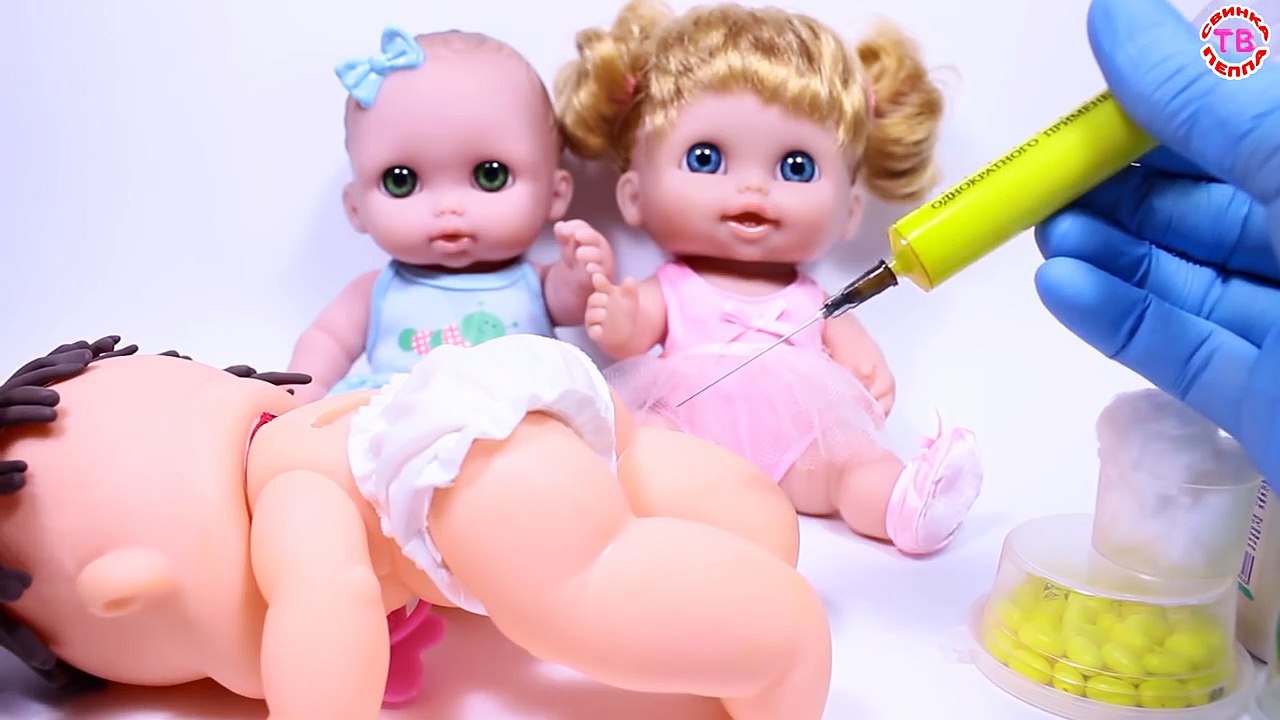 Мультики для детей Куклы Пупсики ЕВА и АНТОШКА Видео для девочек Играем в дочки-матери как мама СПТВ