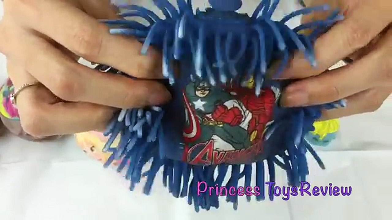 CUTTING OPEN Squish Smash Water Toys Stress Balls Disney Princess Frozen Spiderman Shopkins Trolls