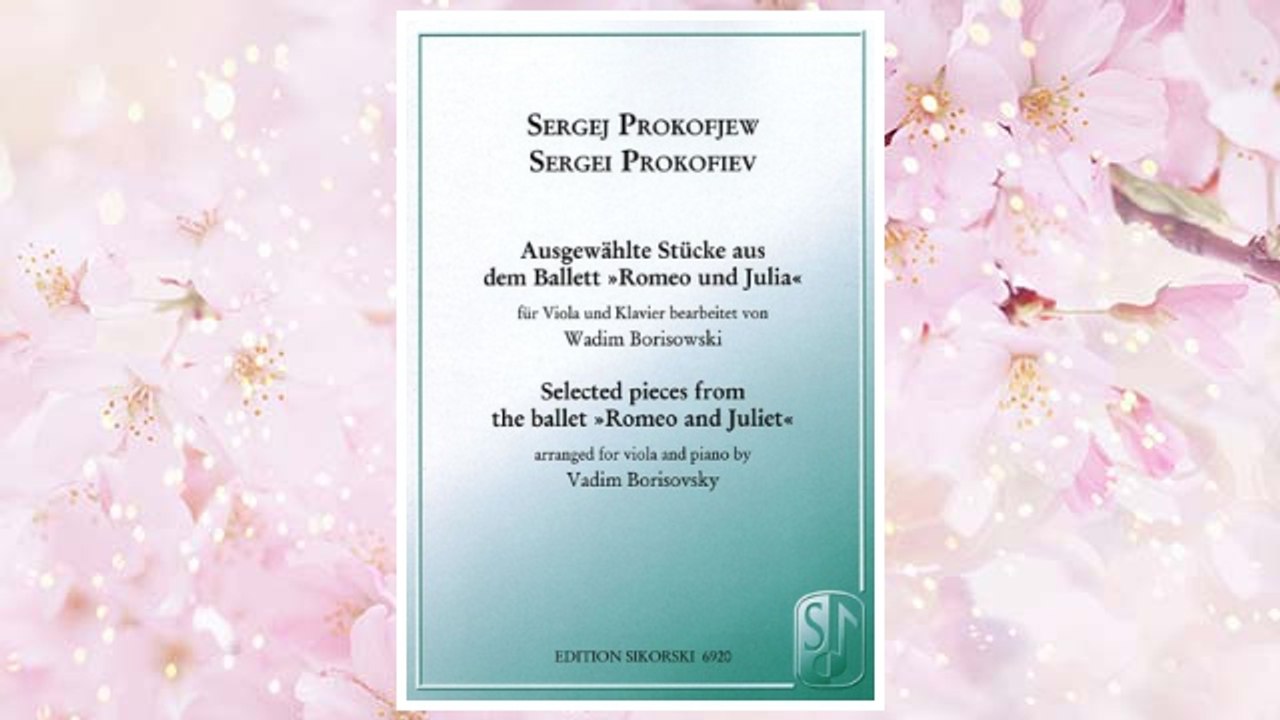 Download PDF 8 Pieces from Romeo and Juliet: for Viola and Piano FREE