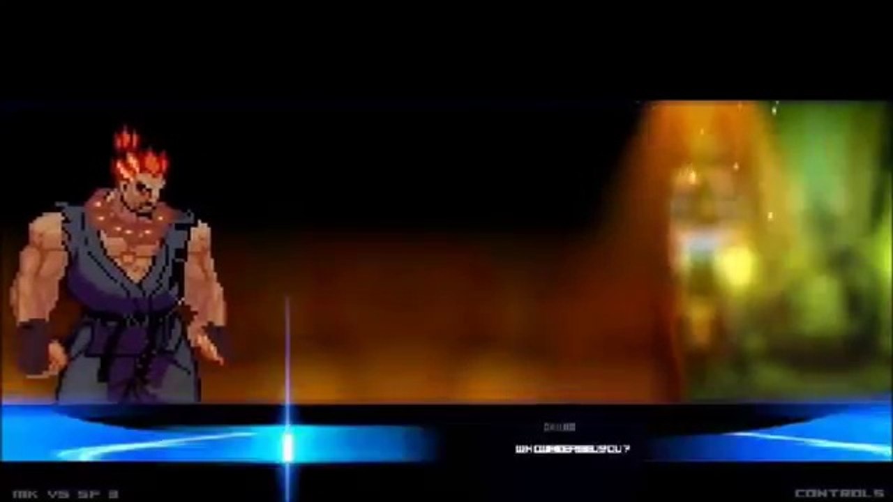 Mortal Kombat vs Street Fighter 3 (Akuma vs Chameleon)