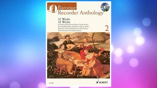 Download PDF BAROQUE RECORDER ANTHOLOGY   VOL. 2: 32 WORKS FOR SOP REC. AND PNO/GTR BOOK/CD FREE