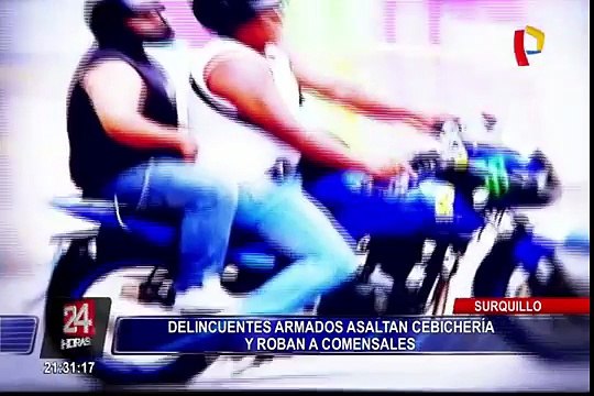 Delincuentes roban conocida cevichería en Surquillo