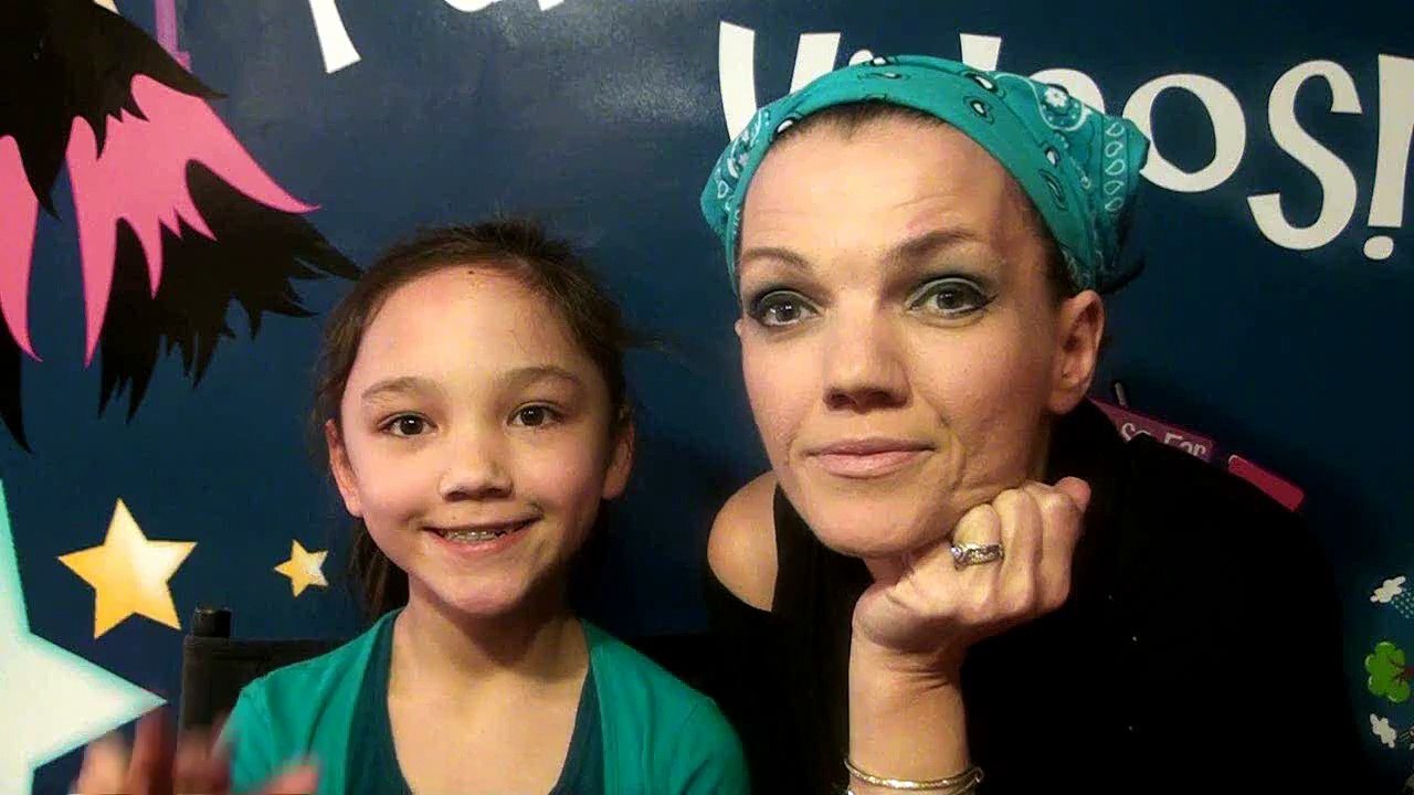 Pretty Girly Teardrop Mermaid Mask Face Painting Tutorial!