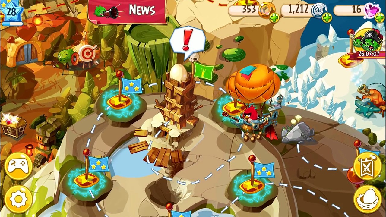 Энгри Бердс #34 ЗЛЫЕ ПТИЧКИ ЭПИК - Мультик ИГРА про мультфильм Аngry Birds Bad Piggies #КРУТИЛКИНЫ