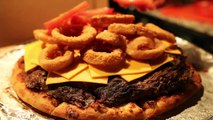 THE ULTIMATE DOMINOS PIZZA-BURGER | 11,000 CALORIES