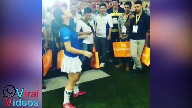 Freestyle Football Show by Amazing Girl Best Football Skills