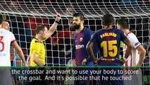 Valverde relaxed about Pique red card